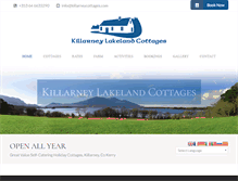 Tablet Screenshot of killarneycottages.com